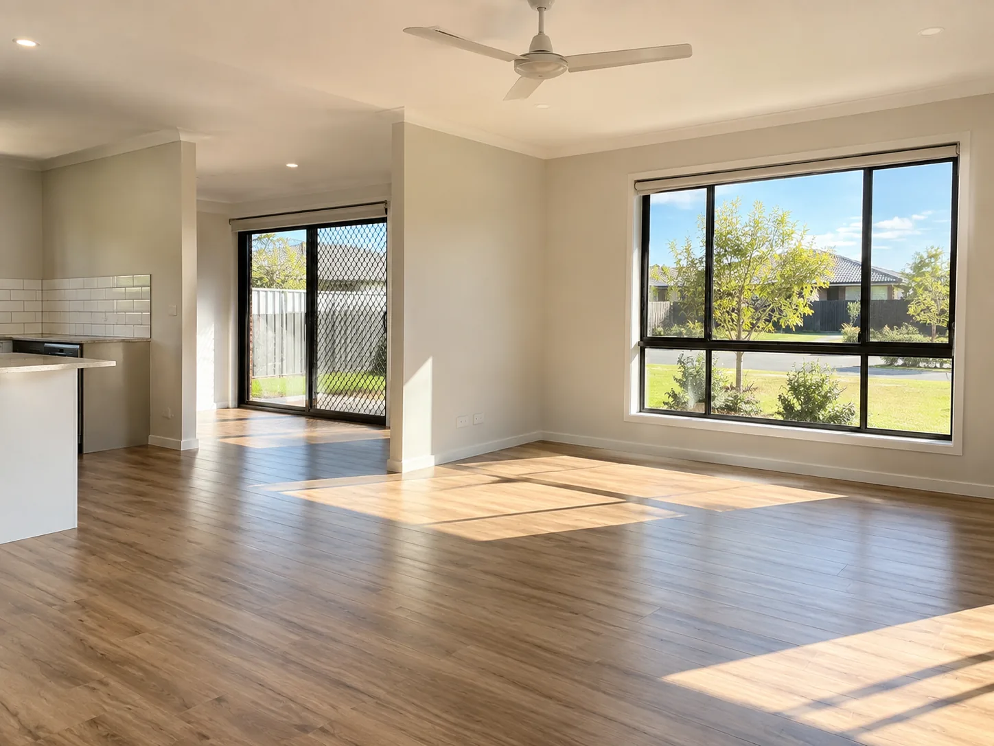 Clean bedroom interior