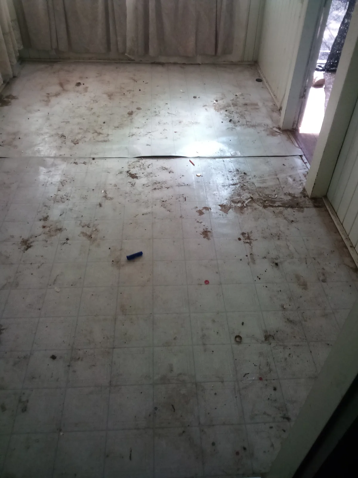 Room before a detailed clean